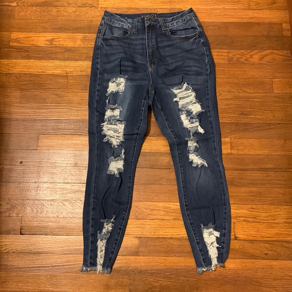 Distressed Jeans